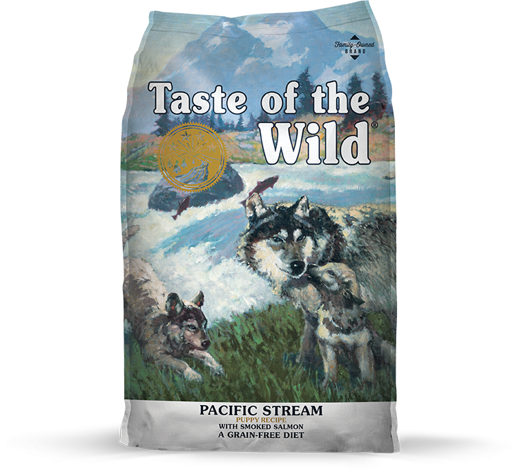 Taste Of The Wild Grain Free Puppy Pacific Stream Smoked Salmon Dry Dog Food