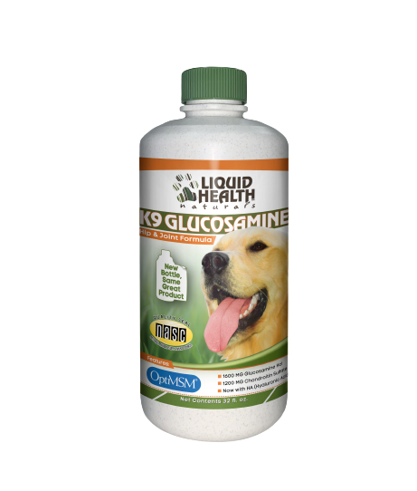 Liquid Health K9 Glucosamine For Dogs Joint Supplement, 32-oz Bottle