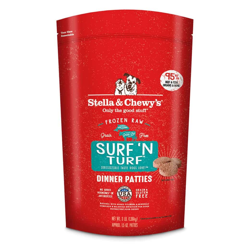 Stella & Chewy's Frozen Surf and Turf Patties Dog Food