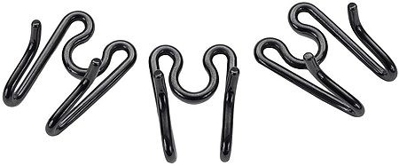 Herm Sprenger Prong Collar Link, Black 3-Pack