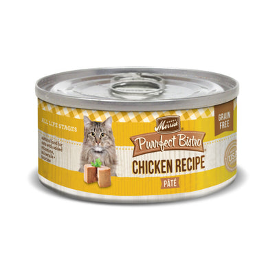 Merrick Purrfect Bistro Grain Free Wet Cat Food Chicken Recipe Pate