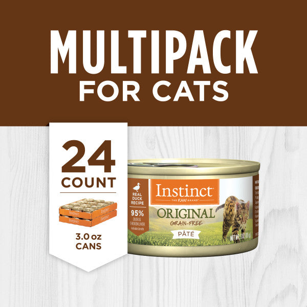 Instinct cat food hot sale duck