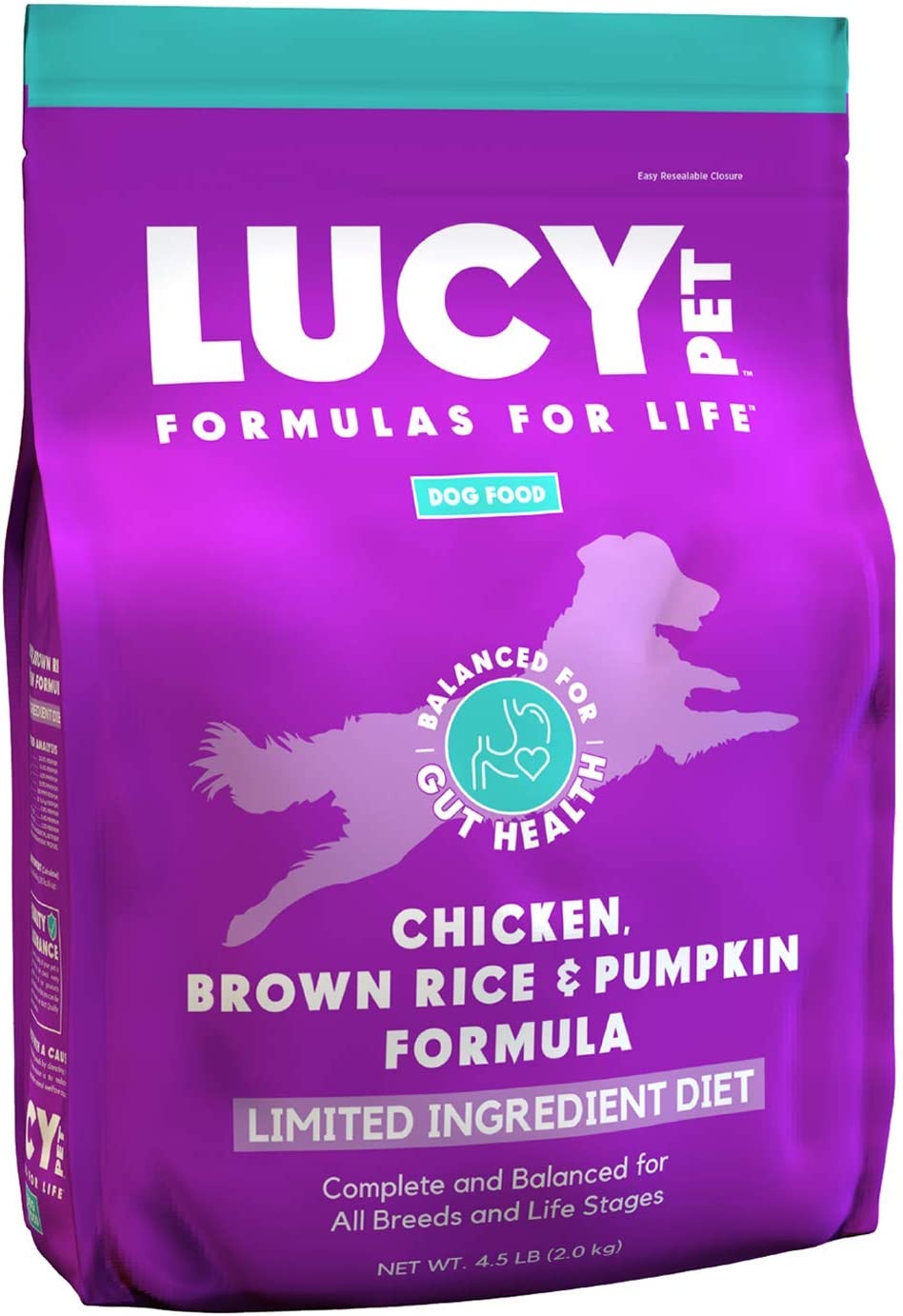 Lucy Pet Chicken, Brown Rice & Pumpkin, Dry Dog Food