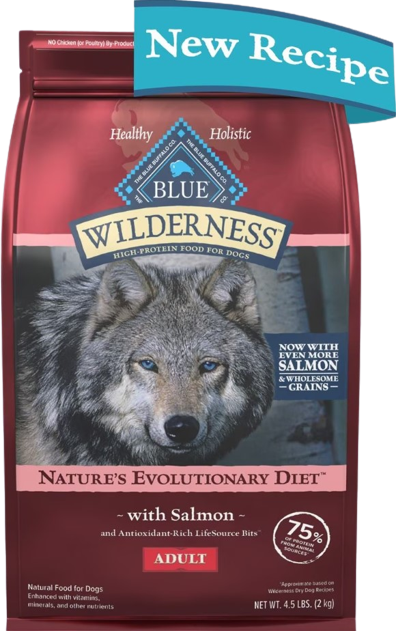 Blue Buffalo Wilderness Salmon With Wholesome Grains Recipe Dry