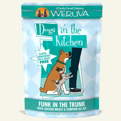 Dogs In The Kitchen Funk In The Trunk 2.8-oz Pouch, Wet Dog Food