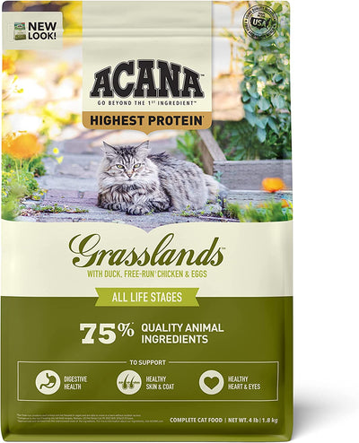 Acana Grasslands 4-lb, Dry Cat Food