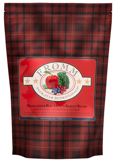 Fromm Four-Star Highlander Beef, Oats, 'N Barley Dry Dog Food