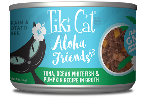 Tiki Cat Aloha Friends Tuna, Whitefish, And Pumpkin Recipe, Wet Cat Food