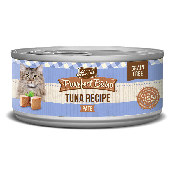 Merrick Purrfect Bistro Grain Free Wet Cat Food Tuna Recipe Pate