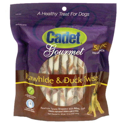 Cadet Premium Gourmet Duck and Rawhide, Dog Chew