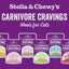 Stella & Chewy's Wet Food for Cats - Carnivore Cravings Tuna and Pumpkin Recipe, 2.8-oz Pouch