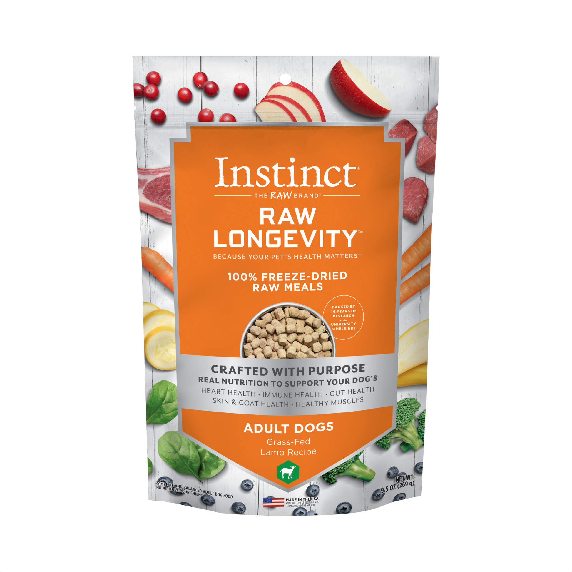 Instinct raw lamb dog food outlet