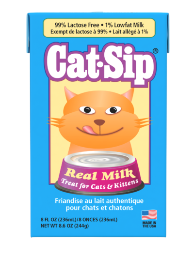 PetAg Cat-Sip® Real Milk 8-oz, Cat Treat