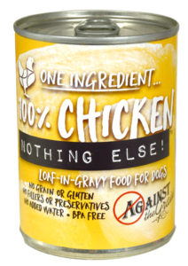 Against The Grain Nothing Else Chicken 11-oz, Wet Dog Food, Case Of 12