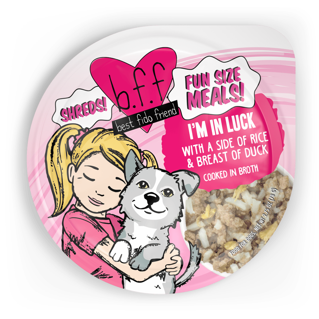 Weruva BFF Fun Size Meals I'm In Luck 2.75-oz, Wet Dog Food, Case Of 12