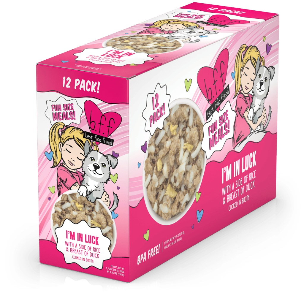 Weruva BFF Fun Size Meals I'm In Luck 2.75-oz, Wet Dog Food, Case Of 12