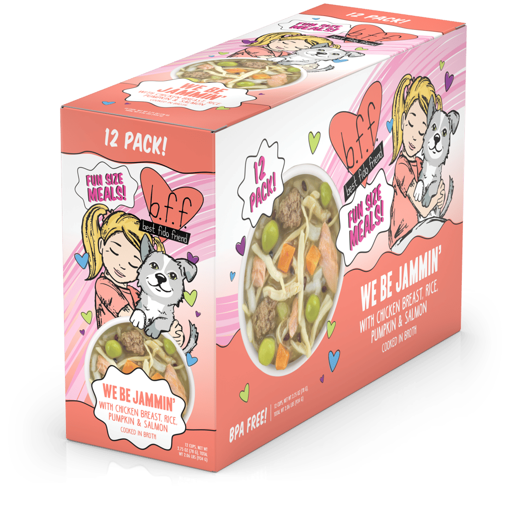 Weruva BFF Fun Size Meals We Be Jammin' 2.75-oz, Wet Dog Food, Case Of 12