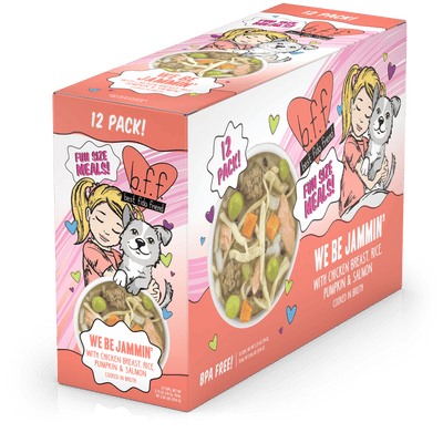 Weruva BFF Fun Size Meals We Be Jammin' 2.75-oz, Wet Dog Food, Case Of 12