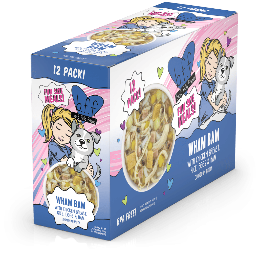 Weruva BFF Fun Size Meals Wham Bam 2.75-oz, Wet Dog Food, Case Of 12