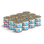 Weruva BFF Original Minced! Tuna And Shrimp Sweethearts, Tuna and Shrimp Dinner In Gelee