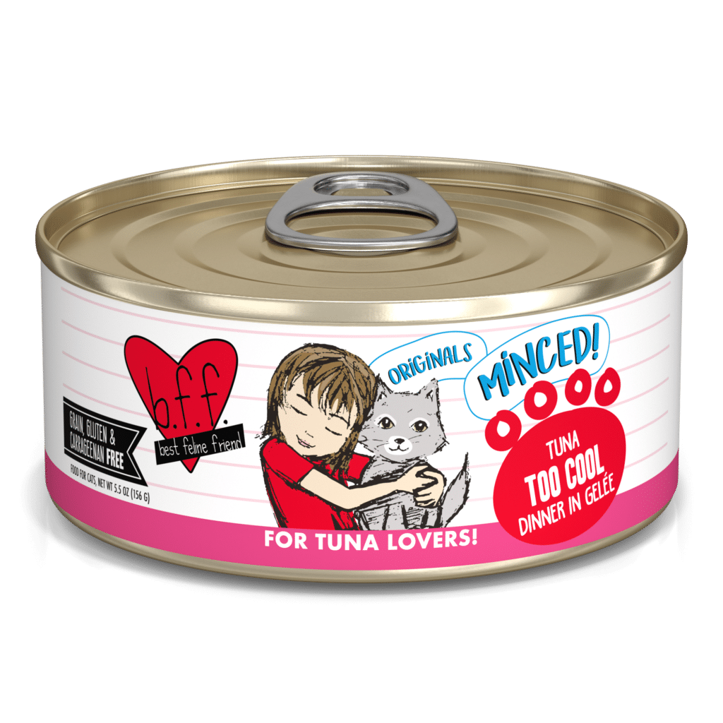 Weruva BFF Original Minced! Tuna Too Cool, Tuna Dinner In Gelee