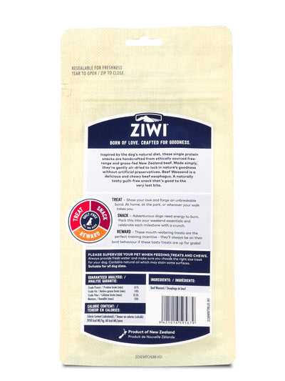 ZIWI Beef Weasand, 2.5-oz Bag
