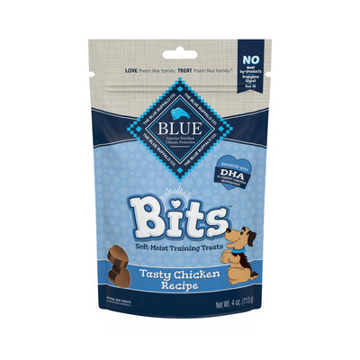 Blue Buffalo BLUE Bits Natural Soft-Moist Chicken Recipe 4-oz, Dog Training Treats