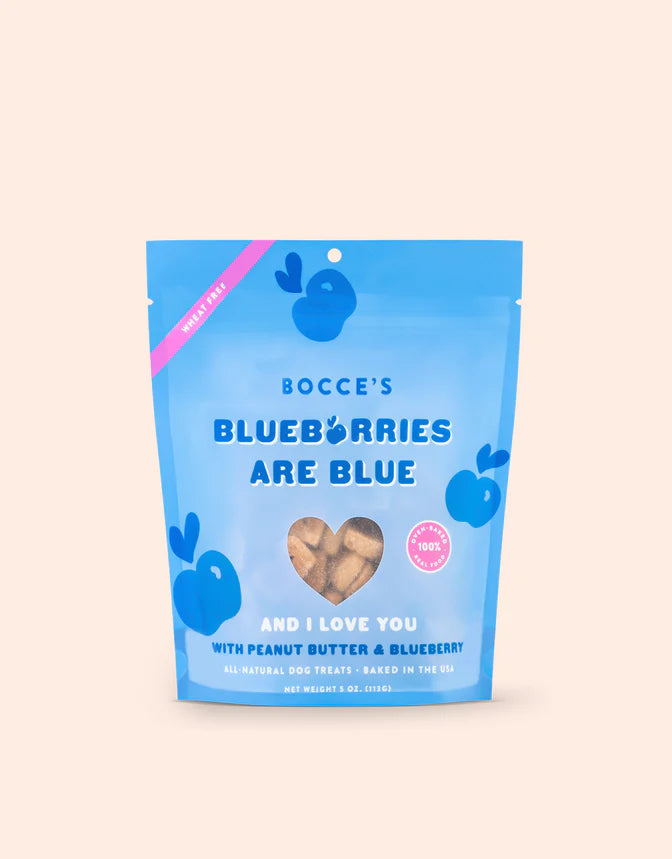 Bocce's Bakery Blueberries Are Blue 5-oz, Dog Treat