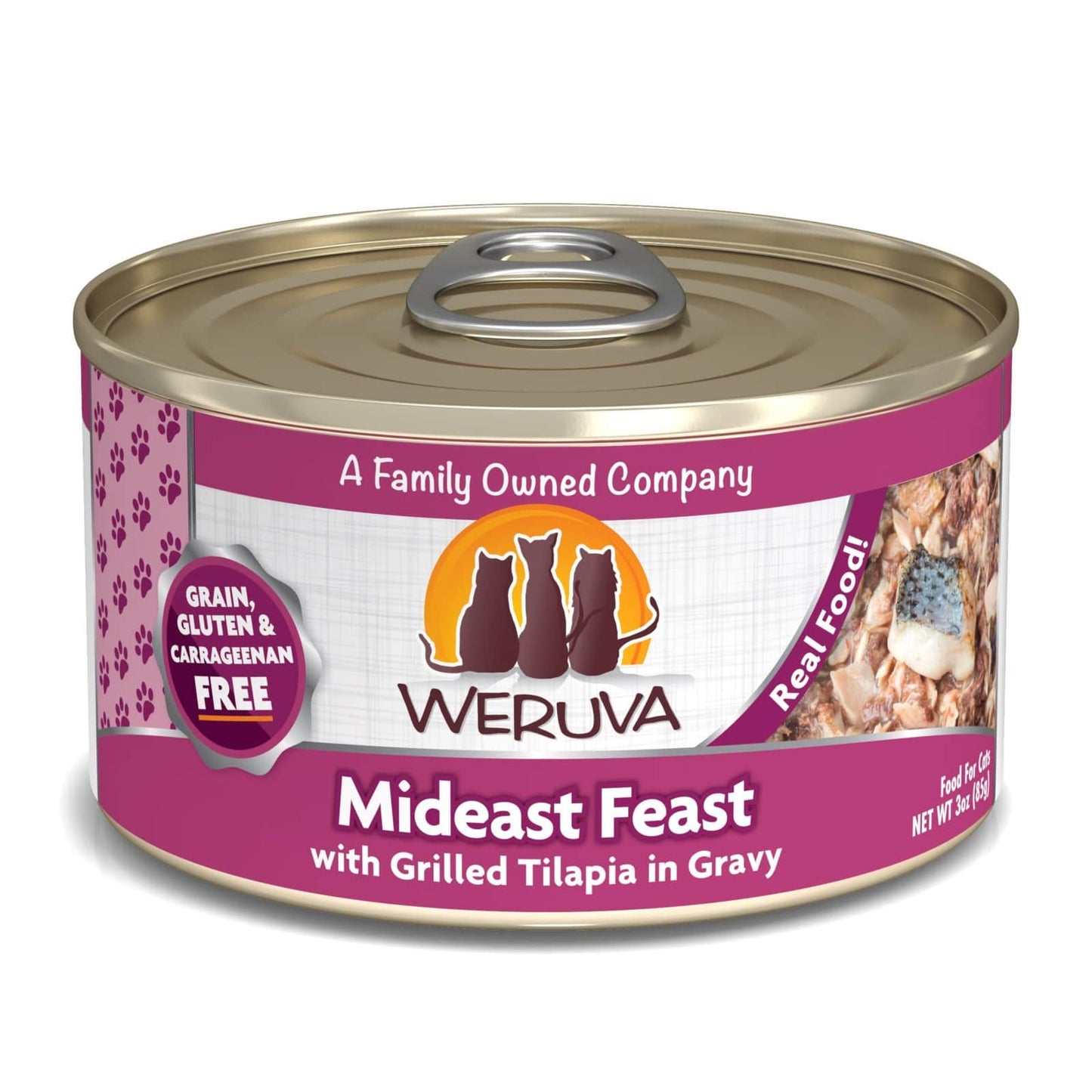 Weruva Mideast Feast with Grilled Talapia in Gravy, Wet Cat Food