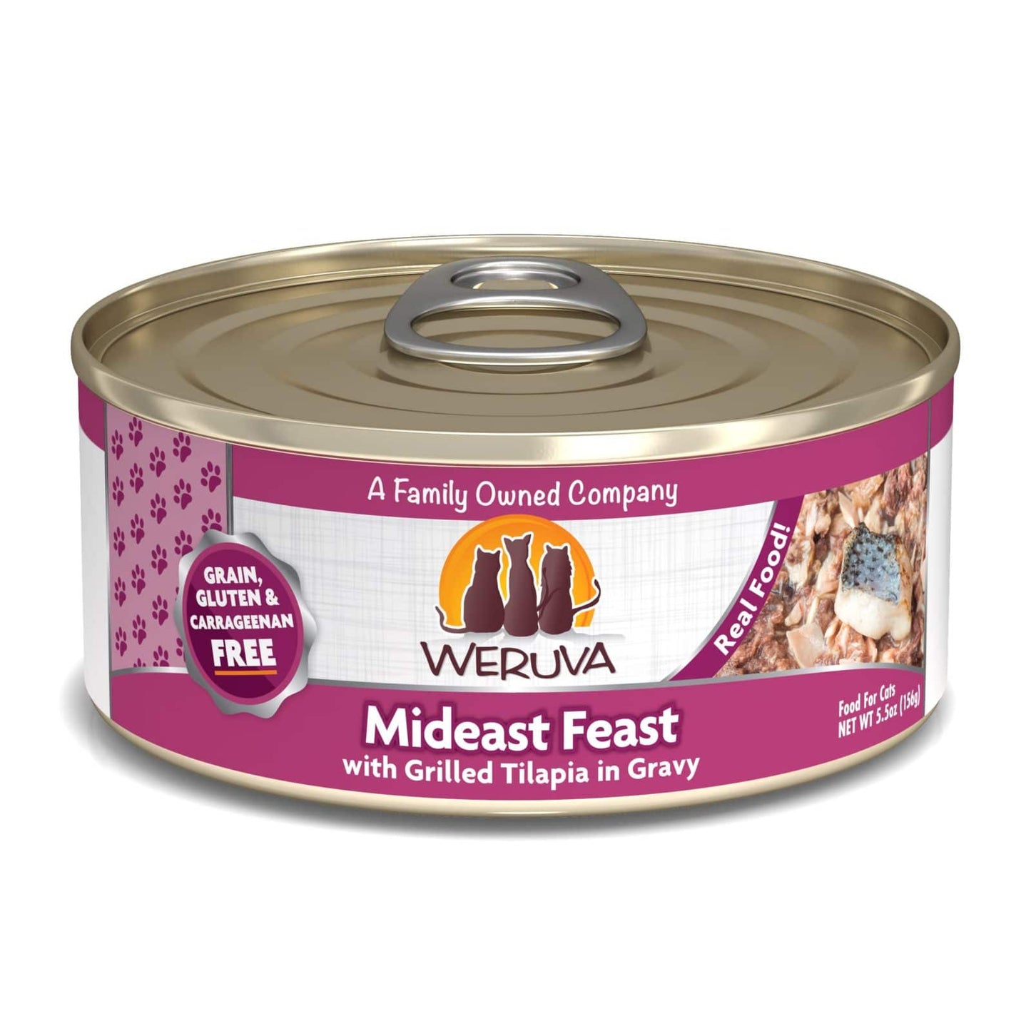 Weruva Mideast Feast with Grilled Talapia in Gravy, Wet Cat Food