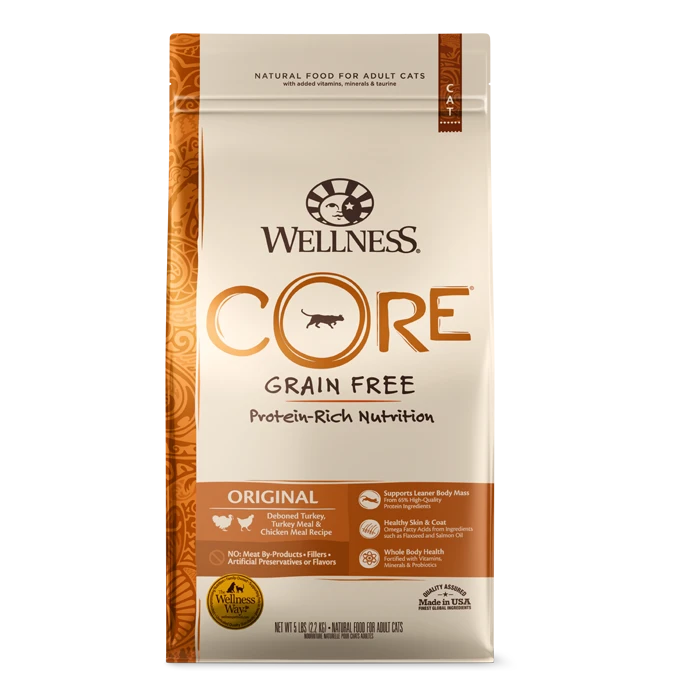 Wellness CORE Original Recipe Dry Cat Food, 2-lb Bag