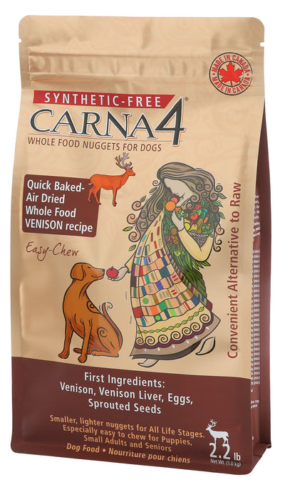 Carna4 Easy-Chew Venison Formula, Air-Dried Dog Food