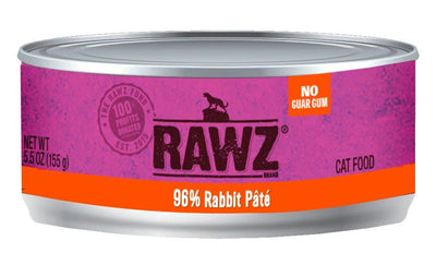 RAWZ® 96% Rabbit Pate, Wet Cat Food