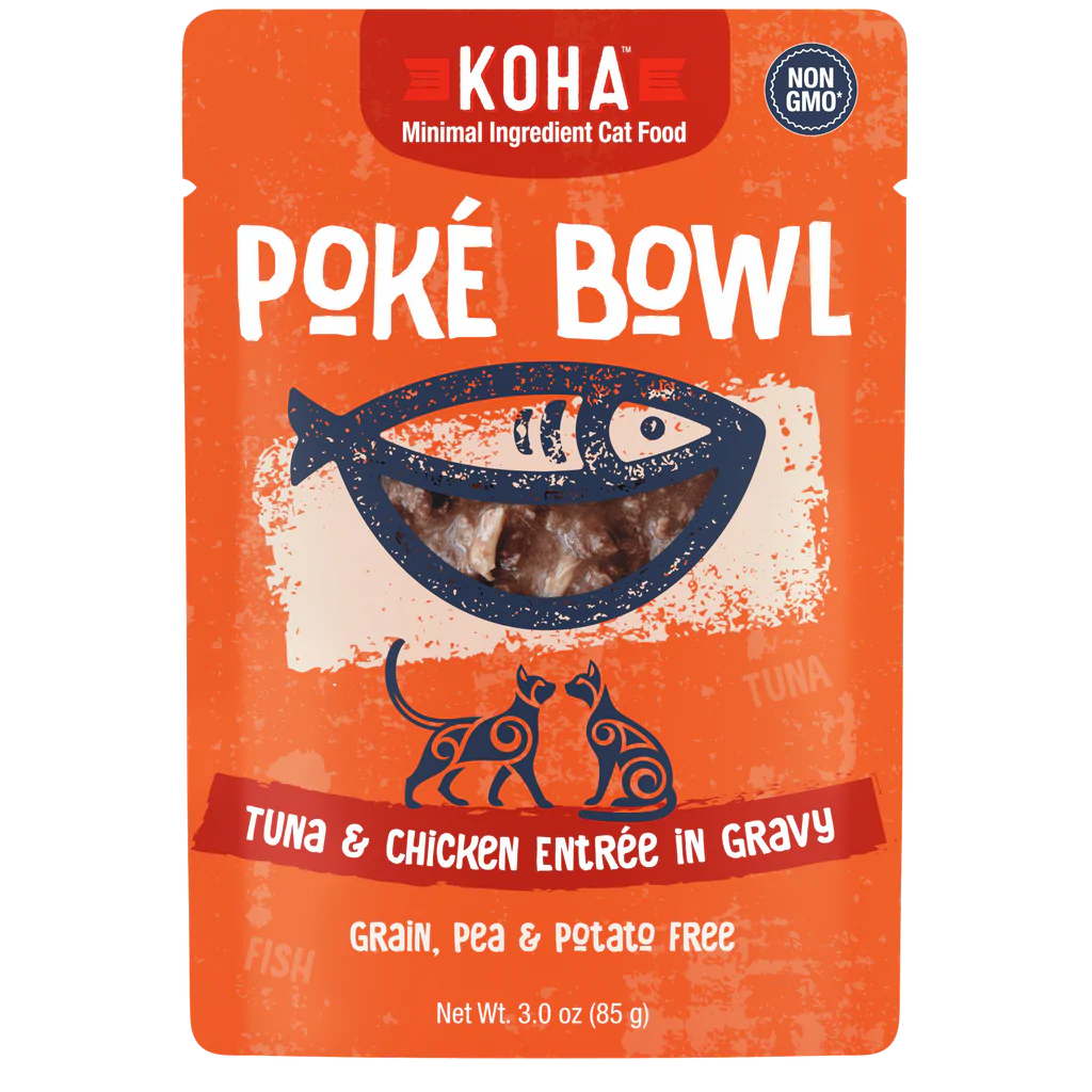 Koha Poké Bowl Tuna And Chicken Entrée In Gravy 3-oz, Wet Cat Food