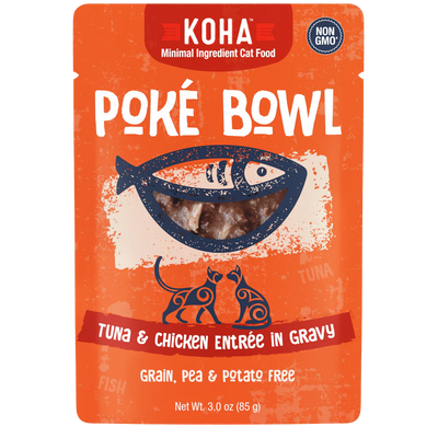 Koha Poké Bowl Tuna And Chicken Entrée In Gravy 3-oz, Wet Cat Food
