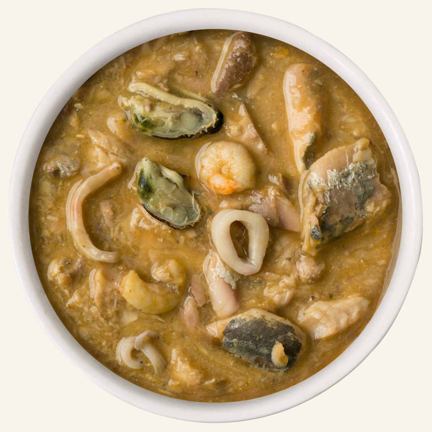 Weruva Marbella Paella with Mackerel, Shrimp, and Mussels in Gravy, Wet Cat Food, 3-oz Case of 24