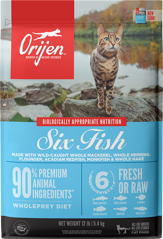 ORIJEN Six Fish Dry Cat Food