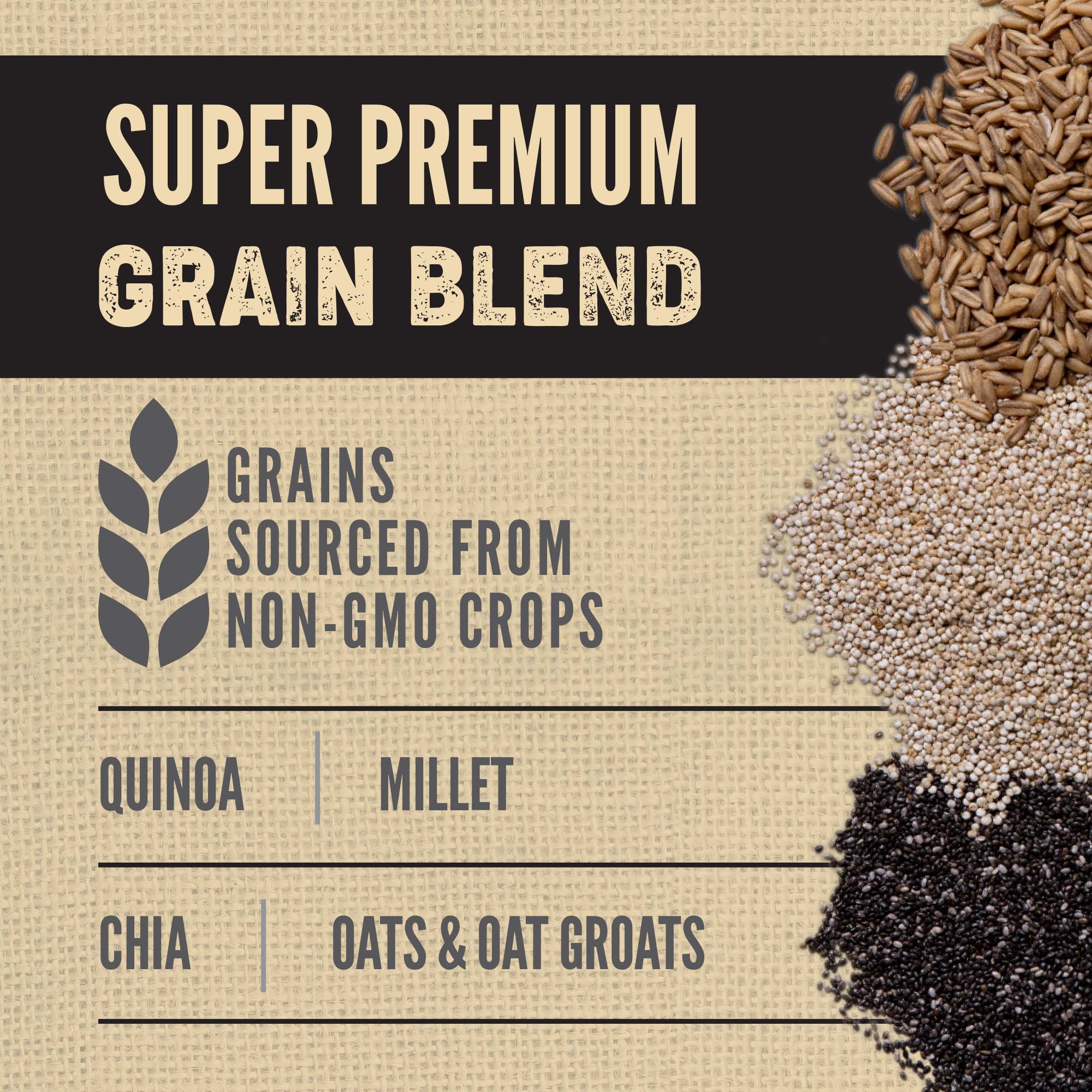 Whole grain millet shop in dog food