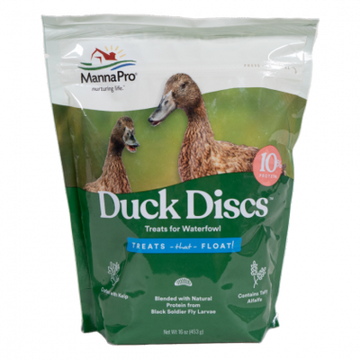 Manna-Pro Duck Discs 1-lb, Poultry Treat