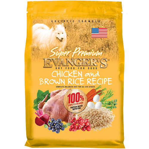 Evangers Chicken And Brown Rice Recipe Dry Dog Food