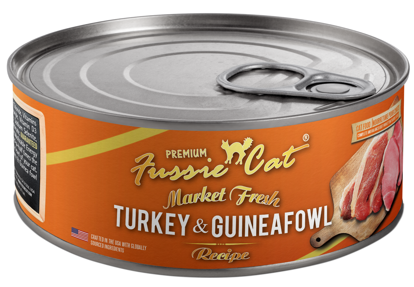 Fussie Cat Market Fresh Turkey Guineafowl 5.5 oz Wet Cat Food