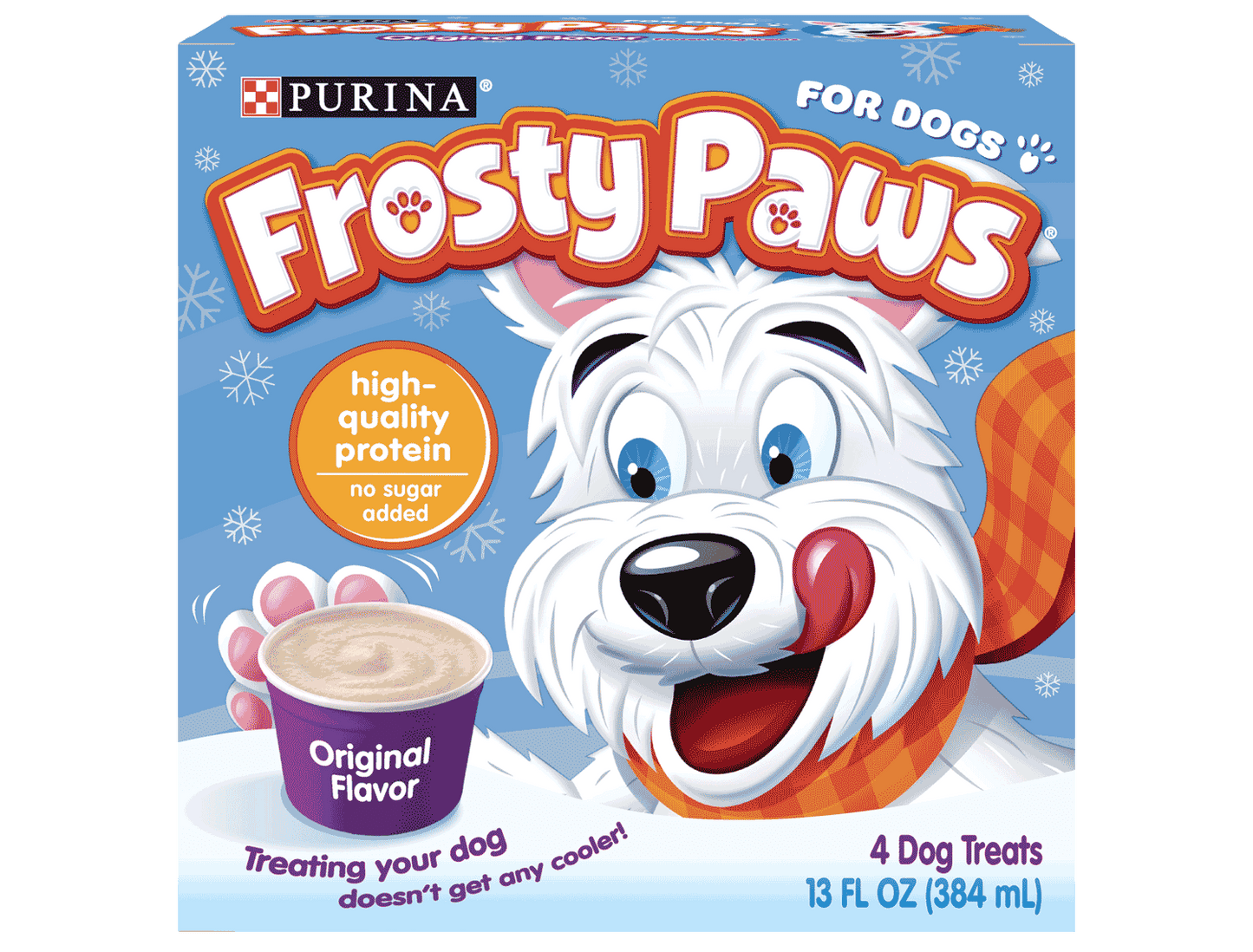 Purina Frosty Paws Original Flavor 13-oz, 4-Pack, Frozen Dog Treat