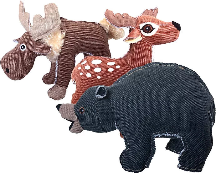 Petsport Forest Friends Assorted, Squeaky Toy For Dogs