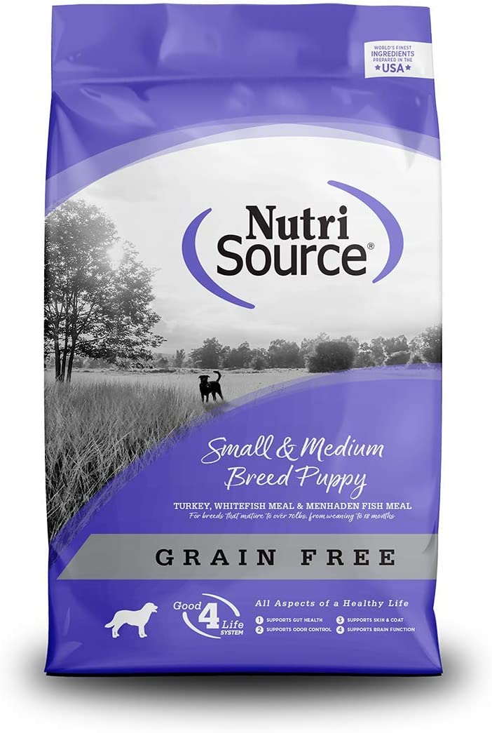 NutriSource® Small & Medium Breed Grain Free Puppy Dry Dog Food