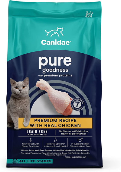 CANIDAE® PURE Dry Cat Food: Grain Free Chicken Recipe, 5-lb Bag
