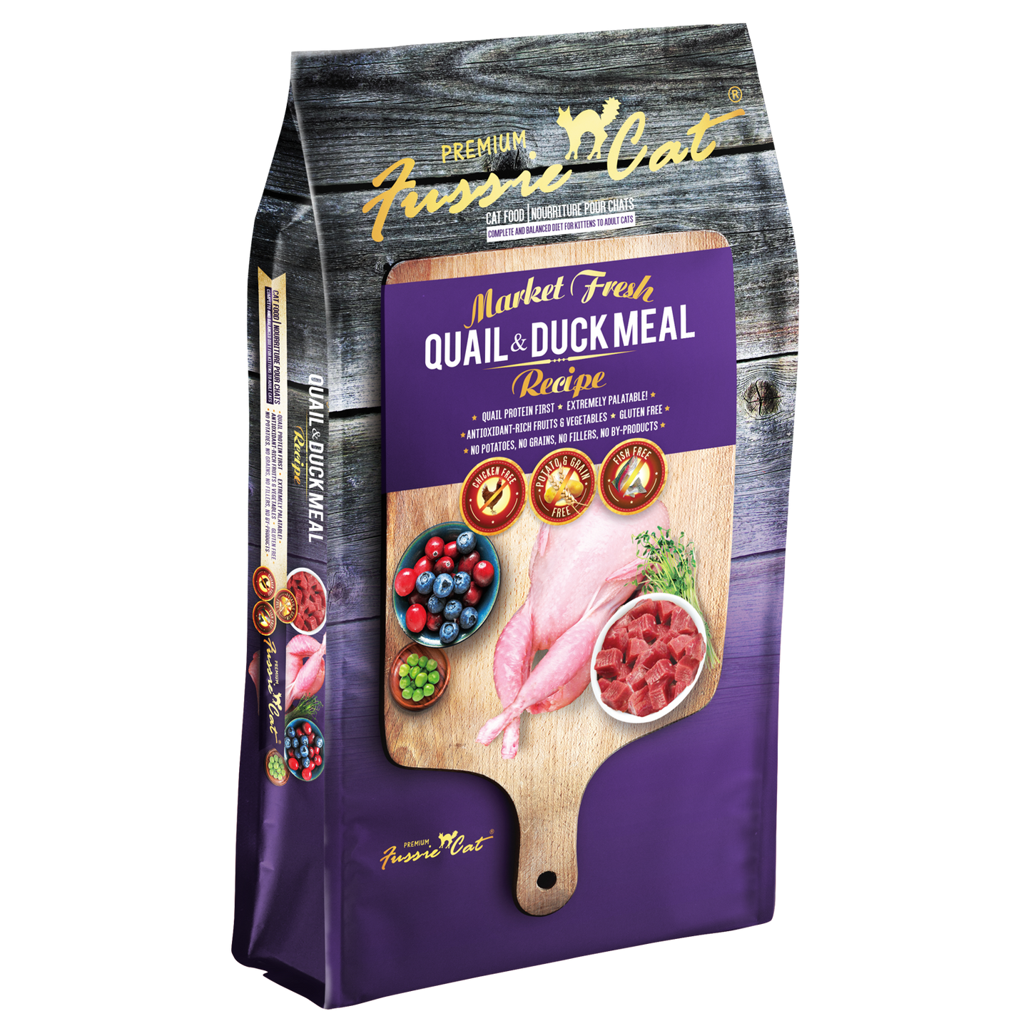 Fussie Cat Grain-Free Quail & Duck Dry Cat Food