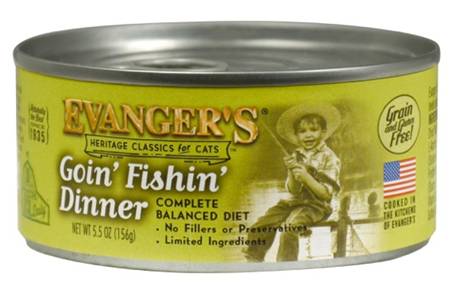 Evanger's Heritage Classic Goin’ Fishin’ Dinner, Wet Cat Food