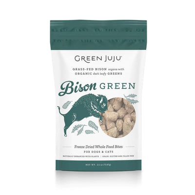 Green JuJu Bison Green Whole Food Bites, 2.5-oz
