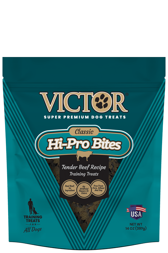 Victor Classic Hi-Pro Beef Bites 14-oz, Dog Treat