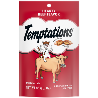 Temptations Hearty Beef Flavor, Cat Treat